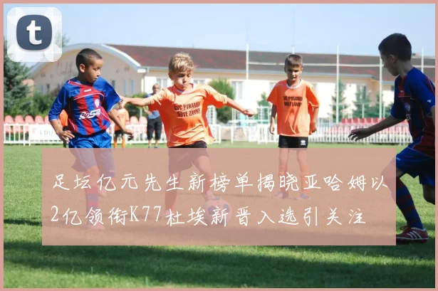 足坛亿元先生新榜单揭晓亚哈姆以2亿领衔K77杜埃新晋入选引关注